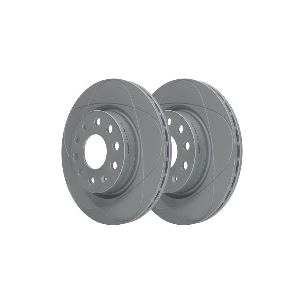 Bremsscheibe ATE 24.0322-0210.1 PowerDisc f&uuml;r SEAT SKODA VAG, Vorderachse