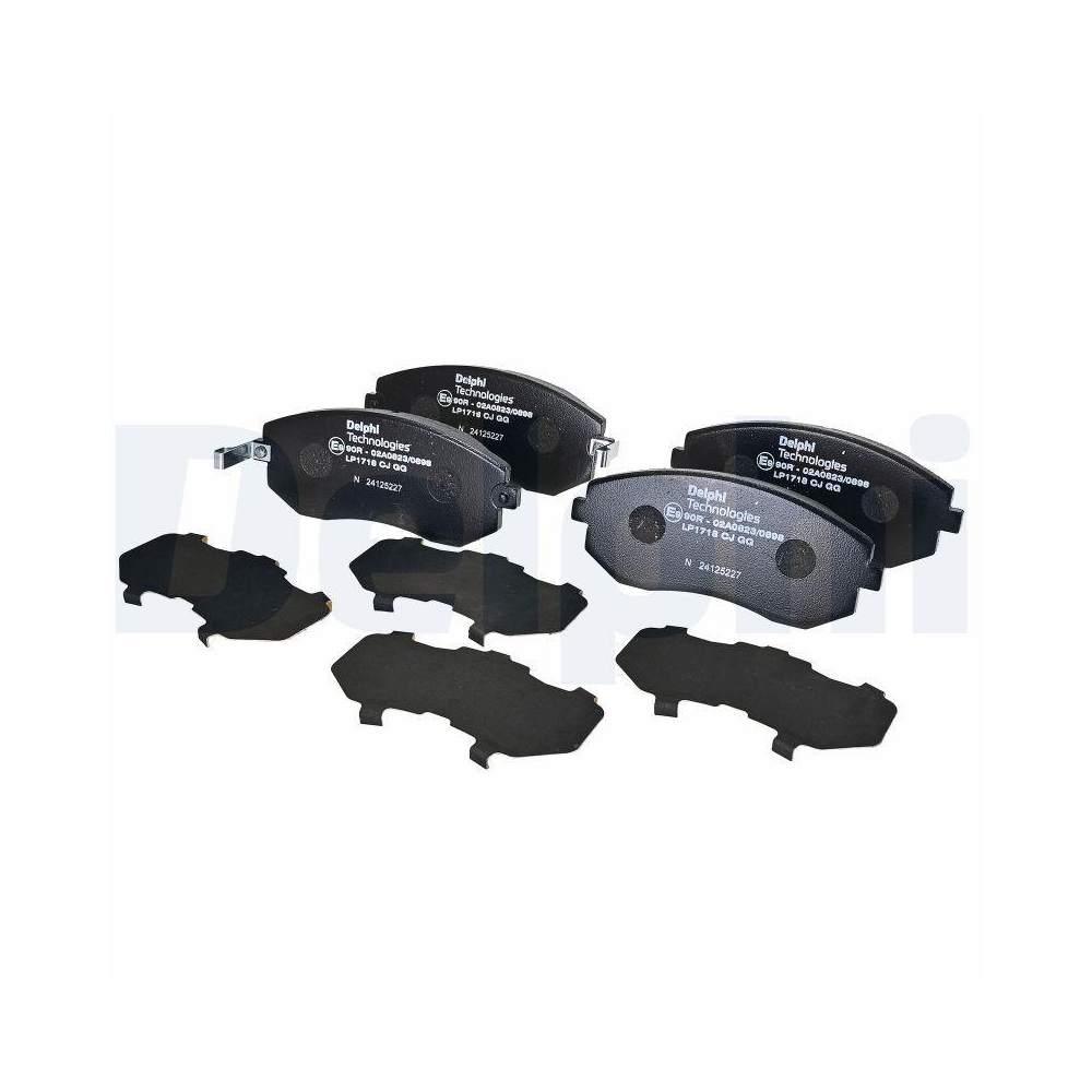 DELPHI LP1718 Bremsbelagsatz, Scheibenbremse f&uuml;r SUBARU TOYOTA, Vorderachse