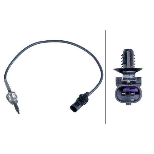 HELLA 6PT 358 284-541 Sensor, Abgastemperatur f&uuml;r VOLVO, nach Abgasturbolader