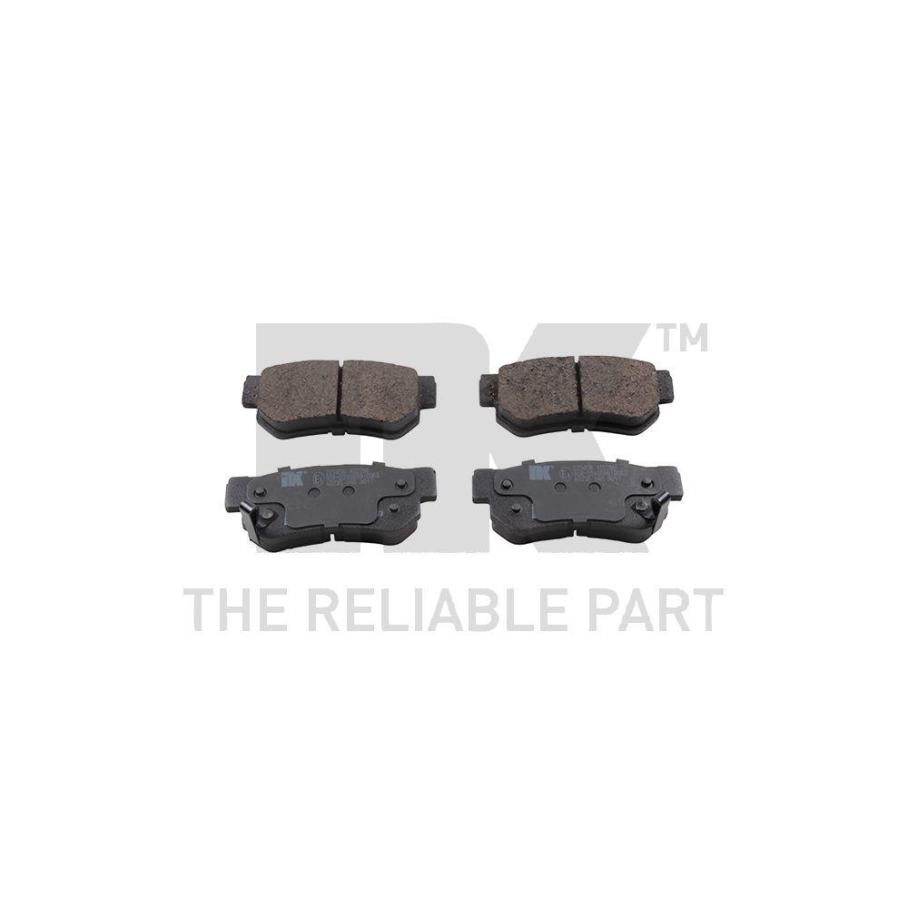 Bremsbelagsatz, Scheibenbremse NK 223456 f&uuml;r HYUNDAI KIA, Hinterachse