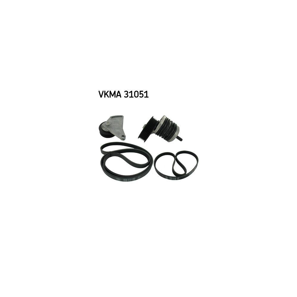 Keilrippenriemensatz SKF VKMA 31051 f&uuml;r ALFA ROMEO AUDI BMW FIAT LANCIA MAZDA VW