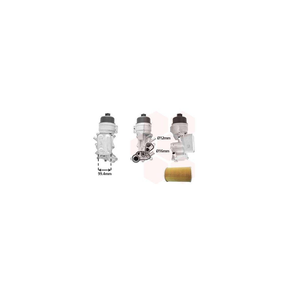 &Ouml;lk&uuml;hler, Motor&ouml;l VAN WEZEL 40013702 f&uuml;r CITRO&Euml;N PEUGEOT DS