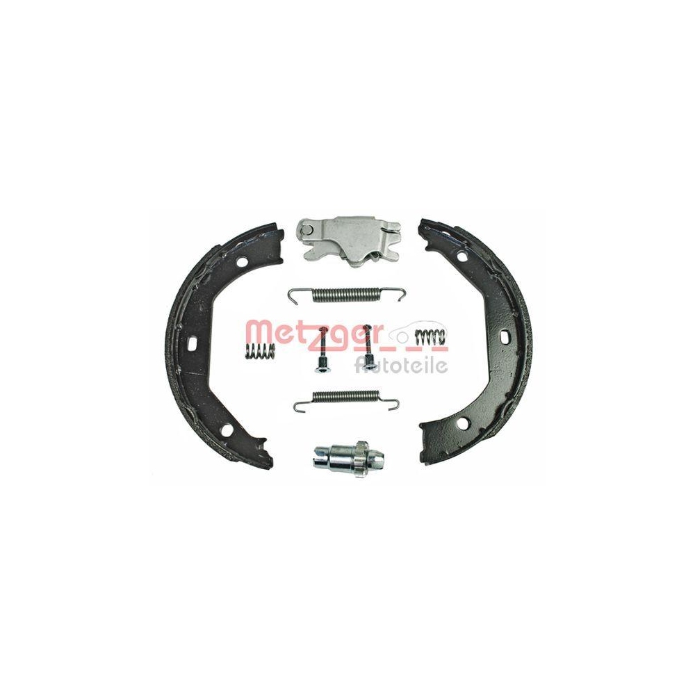 Bremsbackensatz, Feststellbremse METZGER 0152005 f&uuml;r BMW, Hinterachse links