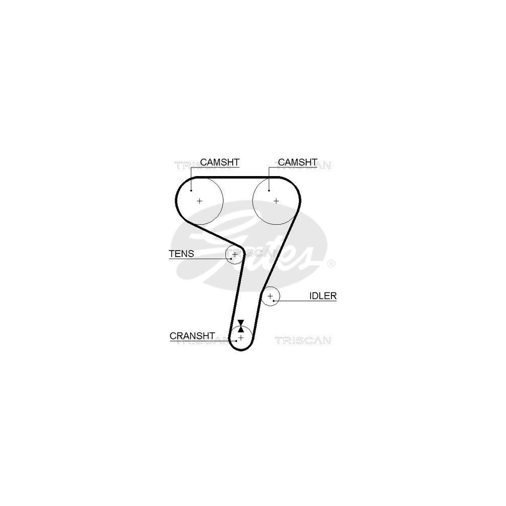 Zahnriemen TRISCAN 8645 5279xs für ALFA ROMEO FIAT LANCIA DANA