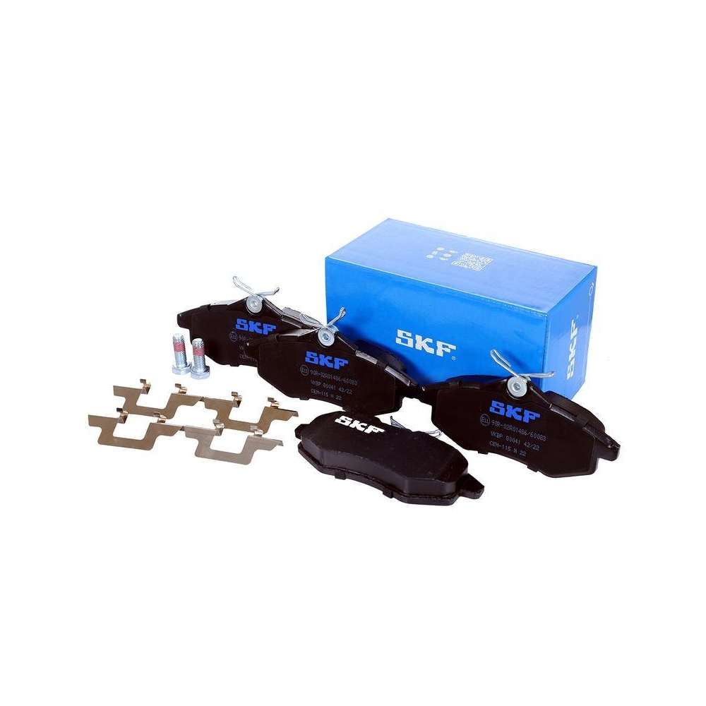 Bremsbelagsatz, Scheibenbremse SKF VKBP 80041 f&uuml;r CITRO&Euml;N, Vorderachse