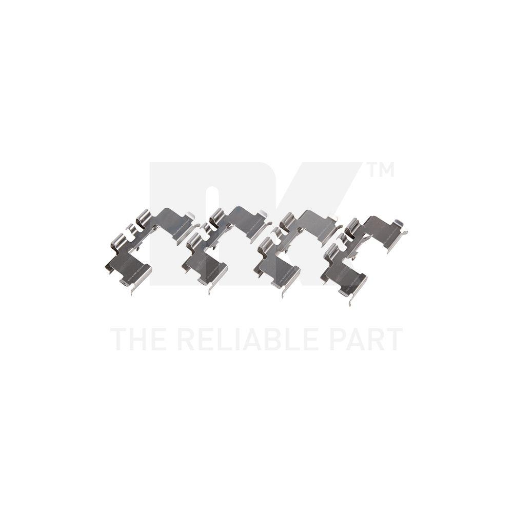 Zubeh&ouml;rsatz, Scheibenbremsbelag NK 7952677 f&uuml;r, Vorderachse