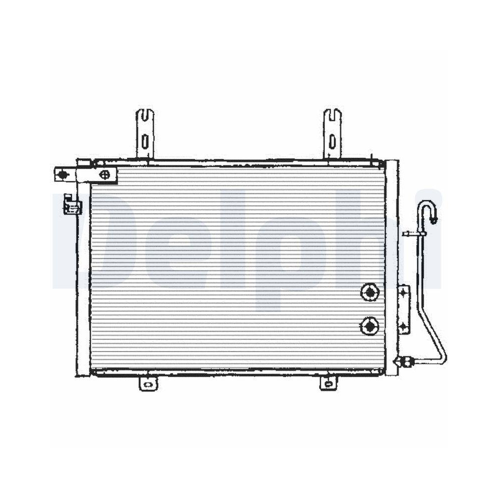 Kondensator, Klimaanlage DELPHI TSP0225133 für RENAULT