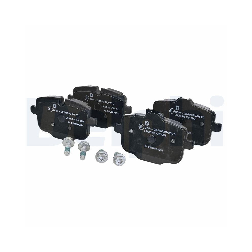 DELPHI LP3579 Bremsbelagsatz, Scheibenbremse f&uuml;r BMW BMW (BRILLIANCE)