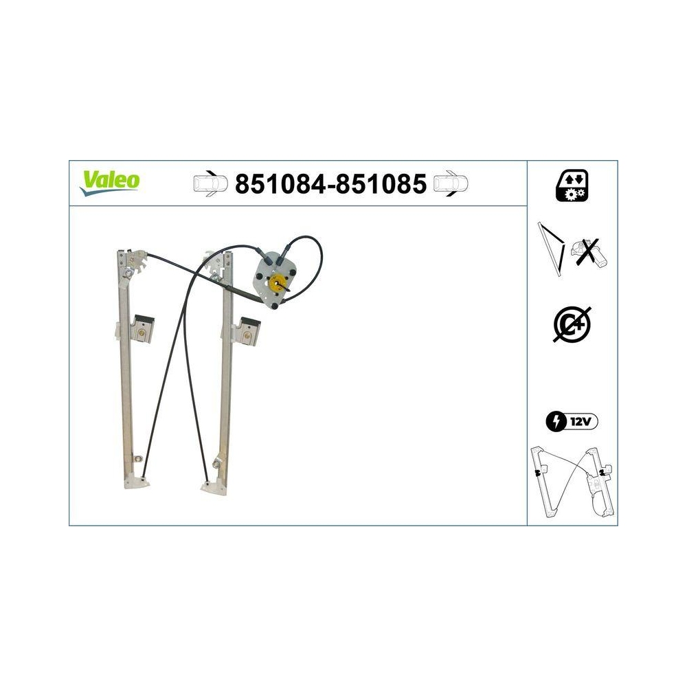Fensterheber VALEO 851084 für VW, vorne links