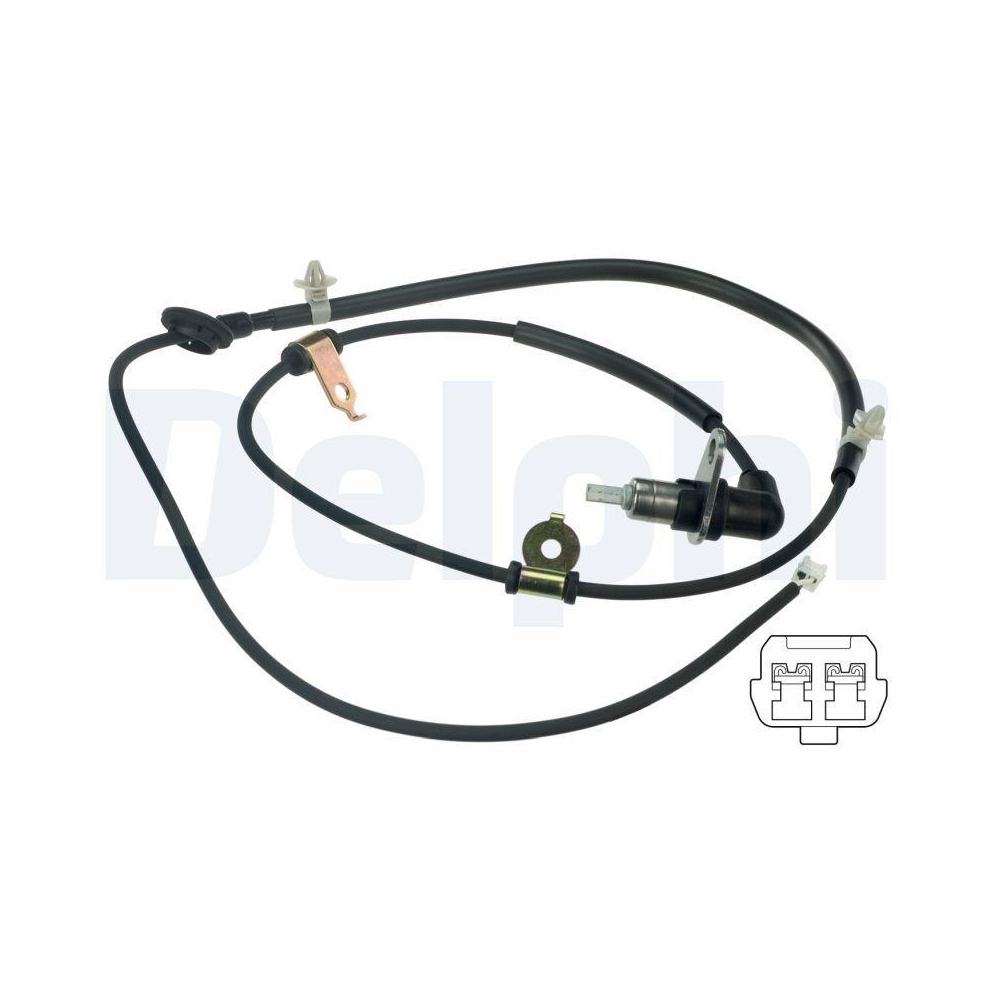 DELPHI SS20383 Sensor, Raddrehzahl f&uuml;r SUZUKI, Hinterachse, Hinterachse rechts
