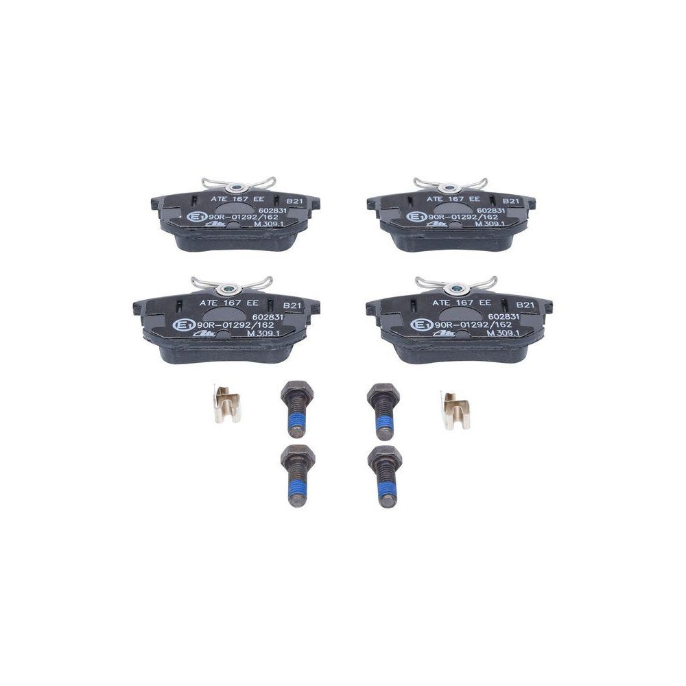 Bremsbelagsatz, Scheibenbremse ATE 13.0460-2831.2 für MITSUBISHI VOLVO