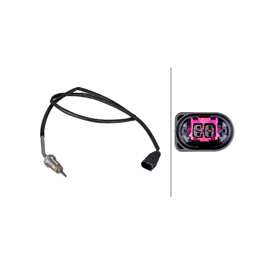 HELLA Sensor, Abgastemperatur 6PT 358 226-611 für AUDI SEAT SKODA VW