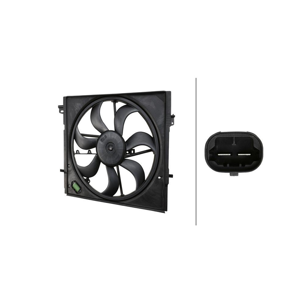 HELLA Lüfter, Motorkühlung 8EW 366 420-441 für NISSAN RENAULT