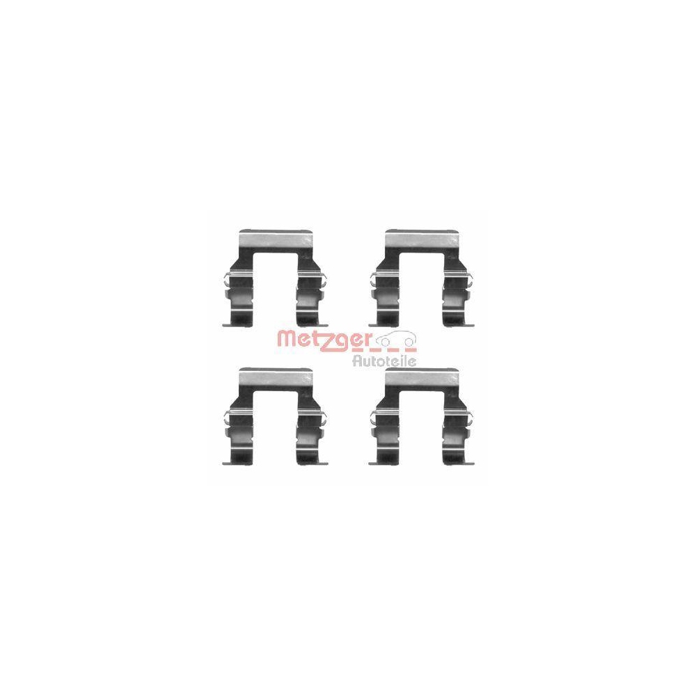 Zubeh&ouml;rsatz, Scheibenbremsbelag METZGER 109-1279 f&uuml;r MITSUBISHI, Hinterachse