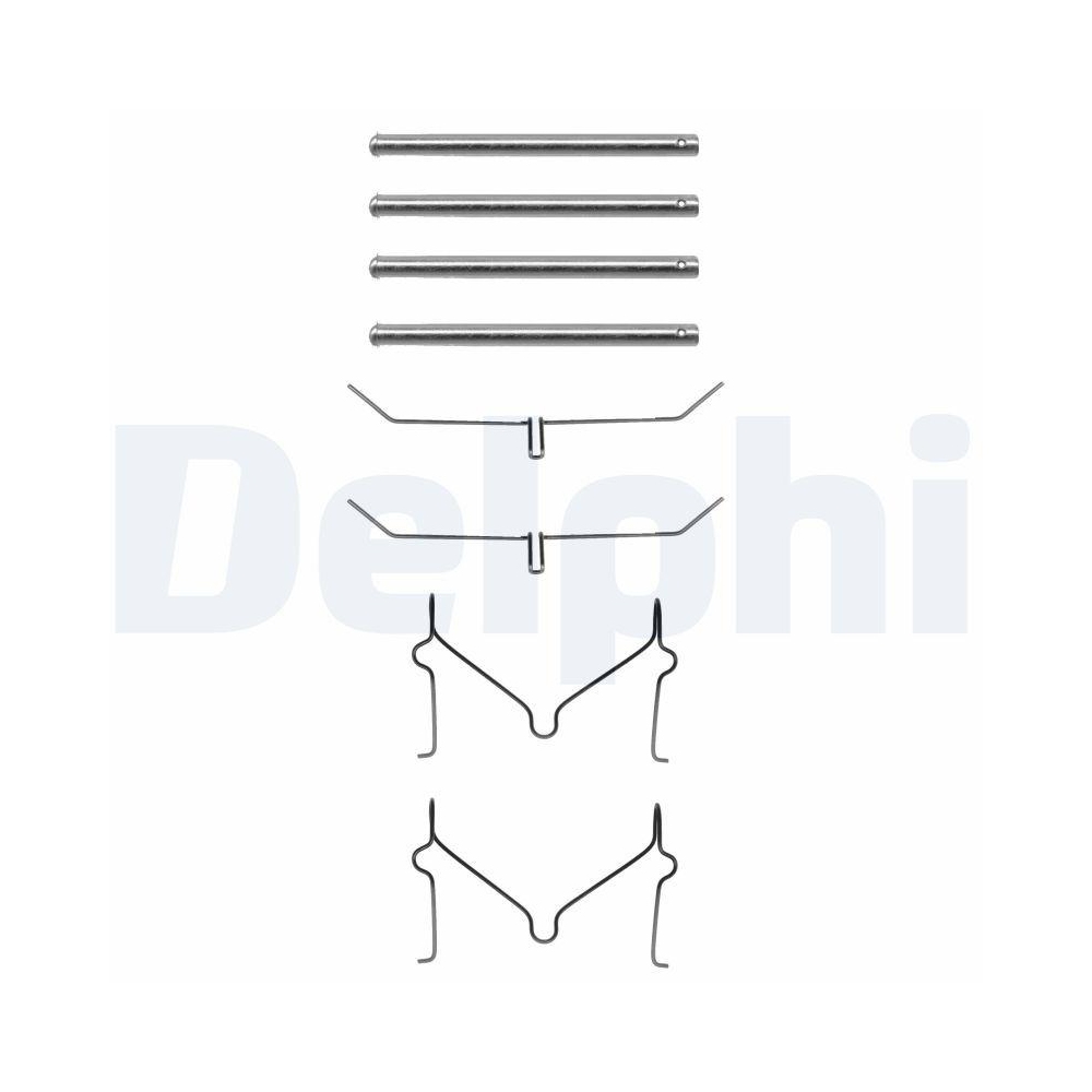 DELPHI LX0182 Zubeh&ouml;rsatz, Scheibenbremsbelag f&uuml;r TOYOTA, Vorderachse
