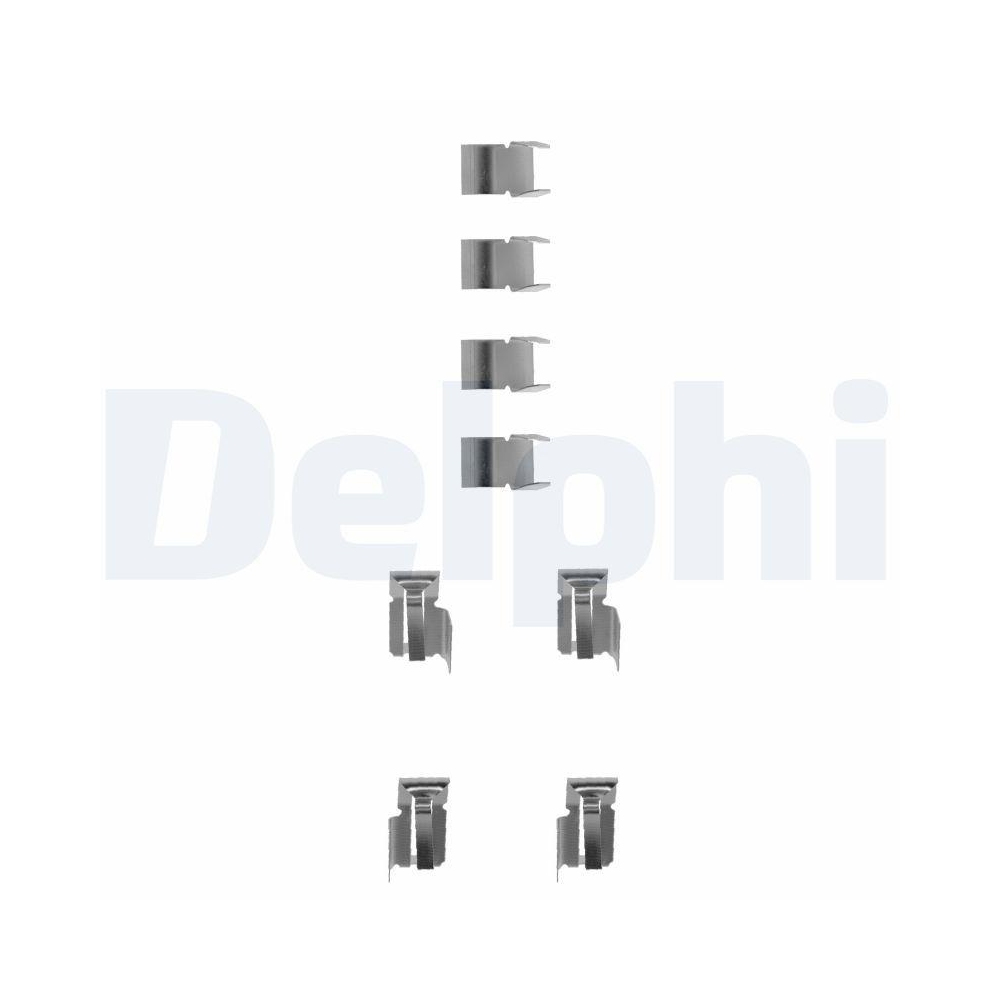 DELPHI LX0183 Zubeh&ouml;rsatz, Scheibenbremsbelag f&uuml;r, Vorderachse