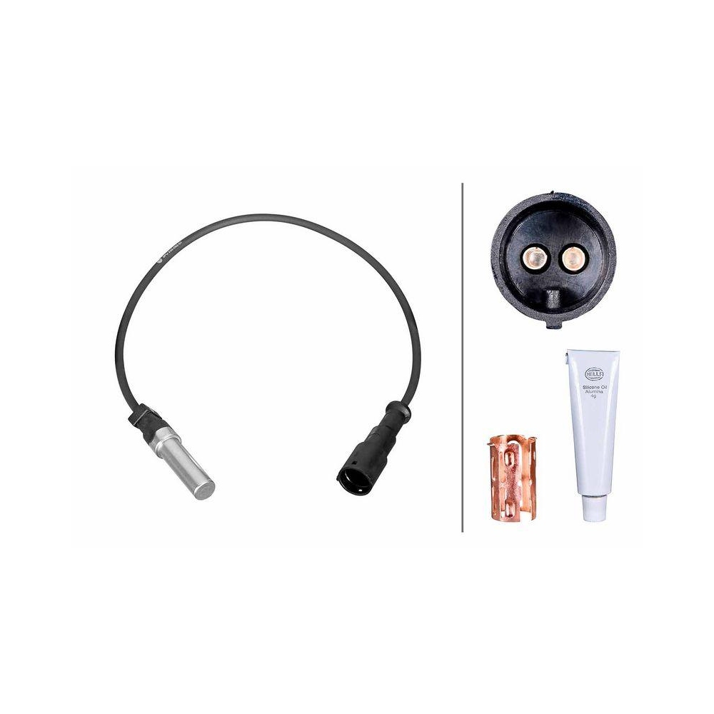 HELLA Sensor, Raddrehzahl 6PU 230 052-011 f&uuml;r DAF SAF MERITOR OTOKAR