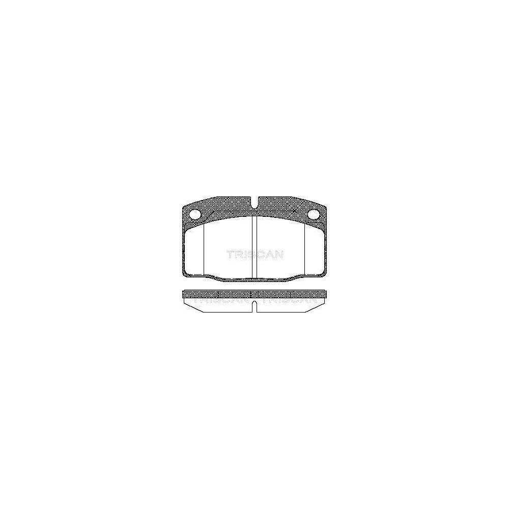 Bremsbelagsatz, Scheibenbremse TRISCAN 8110 24234 für OPEL, Vorderachse