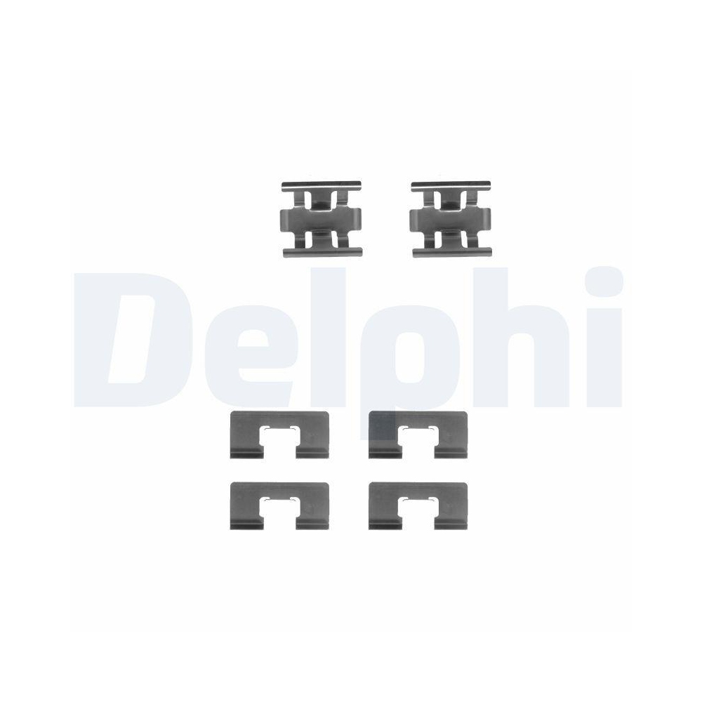 DELPHI LX0196 Zubeh&ouml;rsatz, Scheibenbremsbelag f&uuml;r, Hinterachse