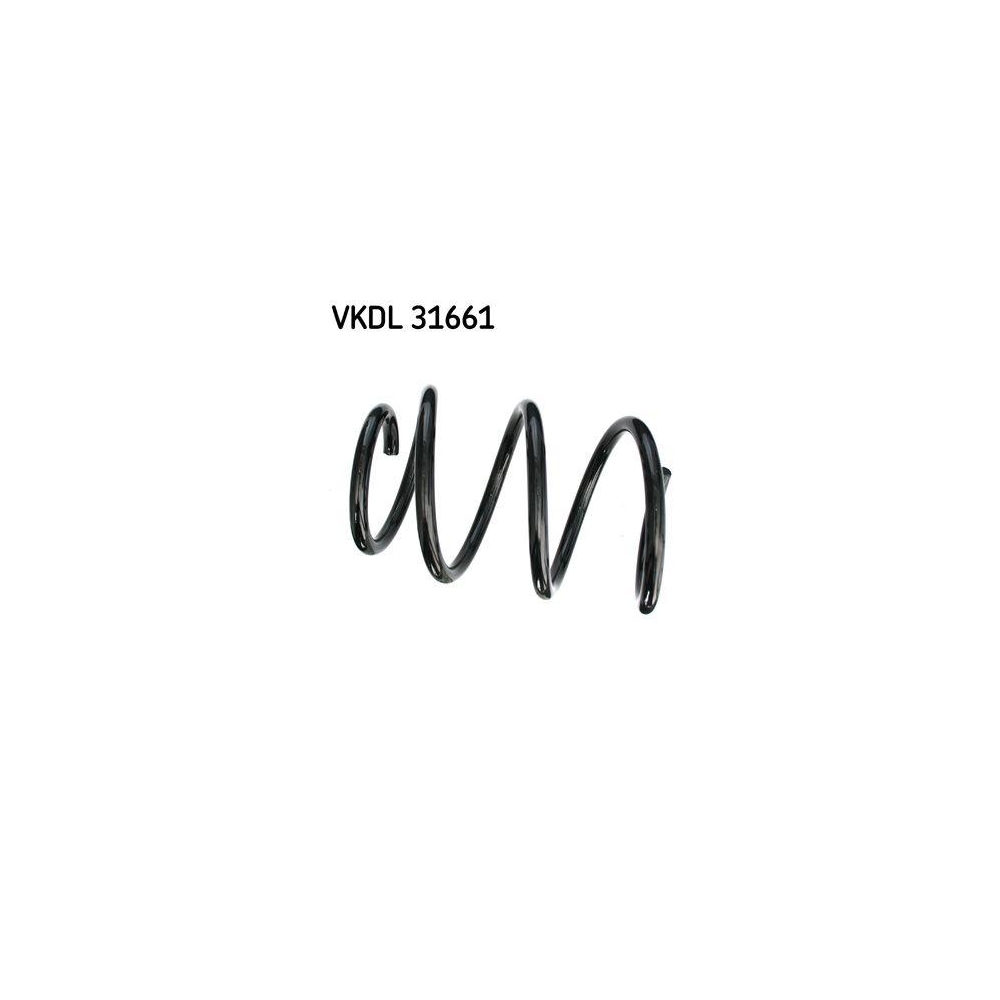 Fahrwerksfeder SKF VKDL 31661 f&uuml;r PORSCHE, Hinterachse