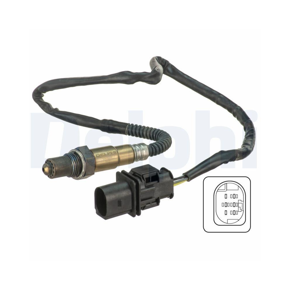 DELPHI ES20538-12B1 Lambdasonde f&uuml;r AUDI, vor Katalysator