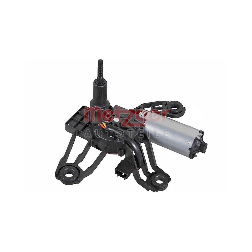 Wischermotor METZGER 2190498 für CITROËN PEUGEOT, für Fahrzeuge mit Heckklappe