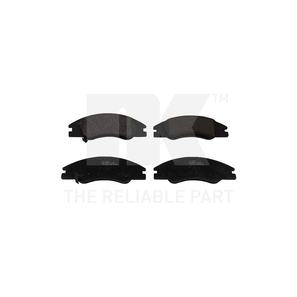 Bremsbelagsatz, Scheibenbremse NK 223517 f&uuml;r KIA, Vorderachse