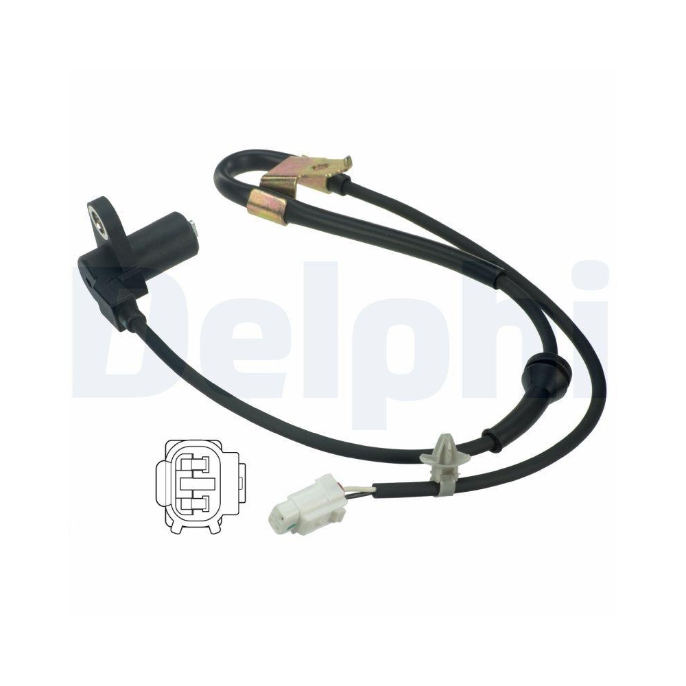 DELPHI SS20401 Sensor, Raddrehzahl f&uuml;r SUZUKI, Vorderachse, Vorderachse rechts