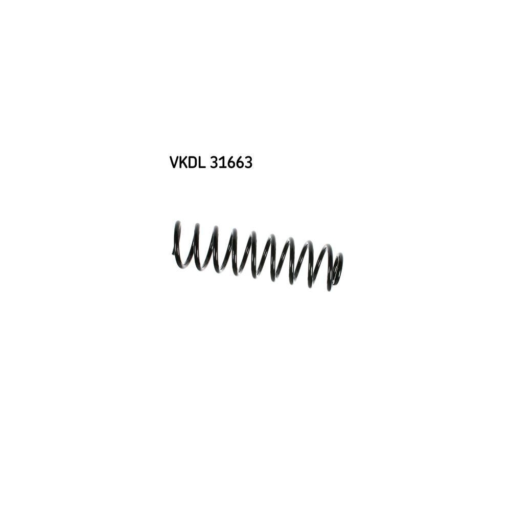 Fahrwerksfeder SKF VKDL 31663 f&uuml;r VW, Hinterachse