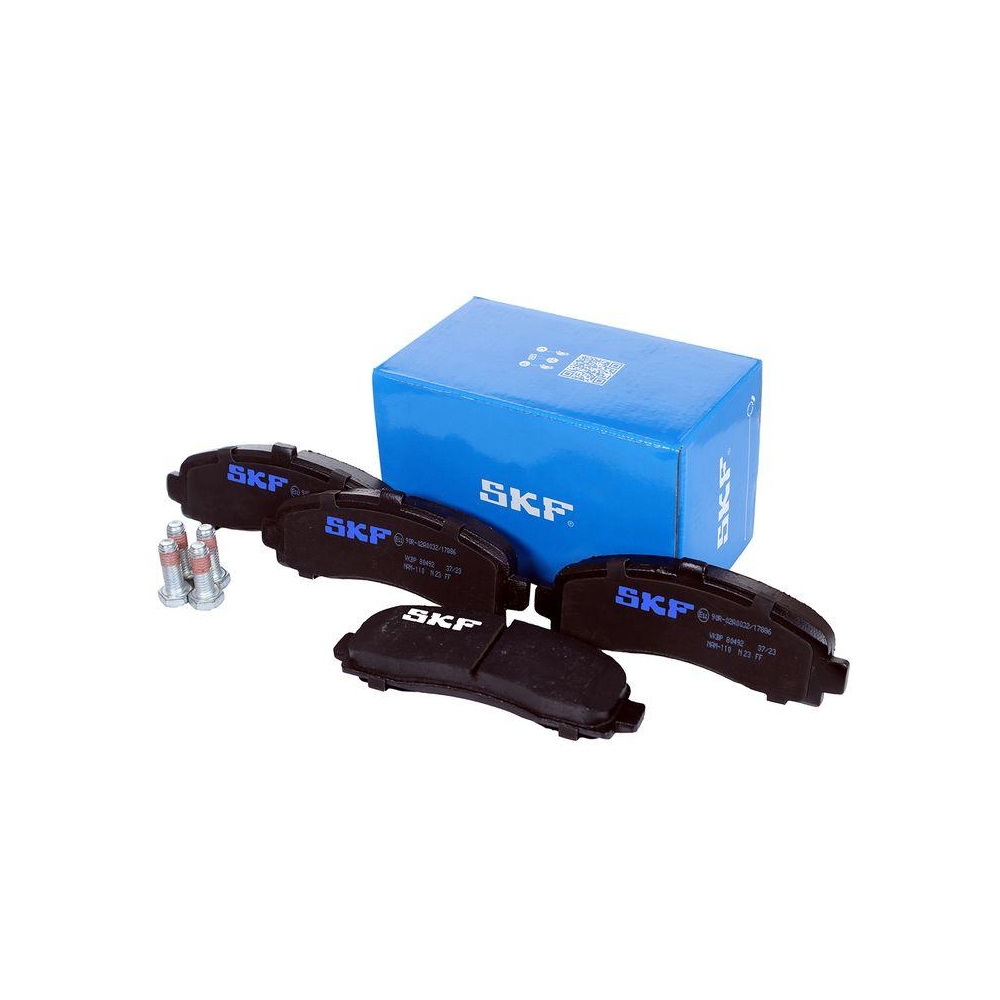 Bremsbelagsatz, Scheibenbremse SKF VKBP 80492 f&uuml;r NISSAN, Vorderachse