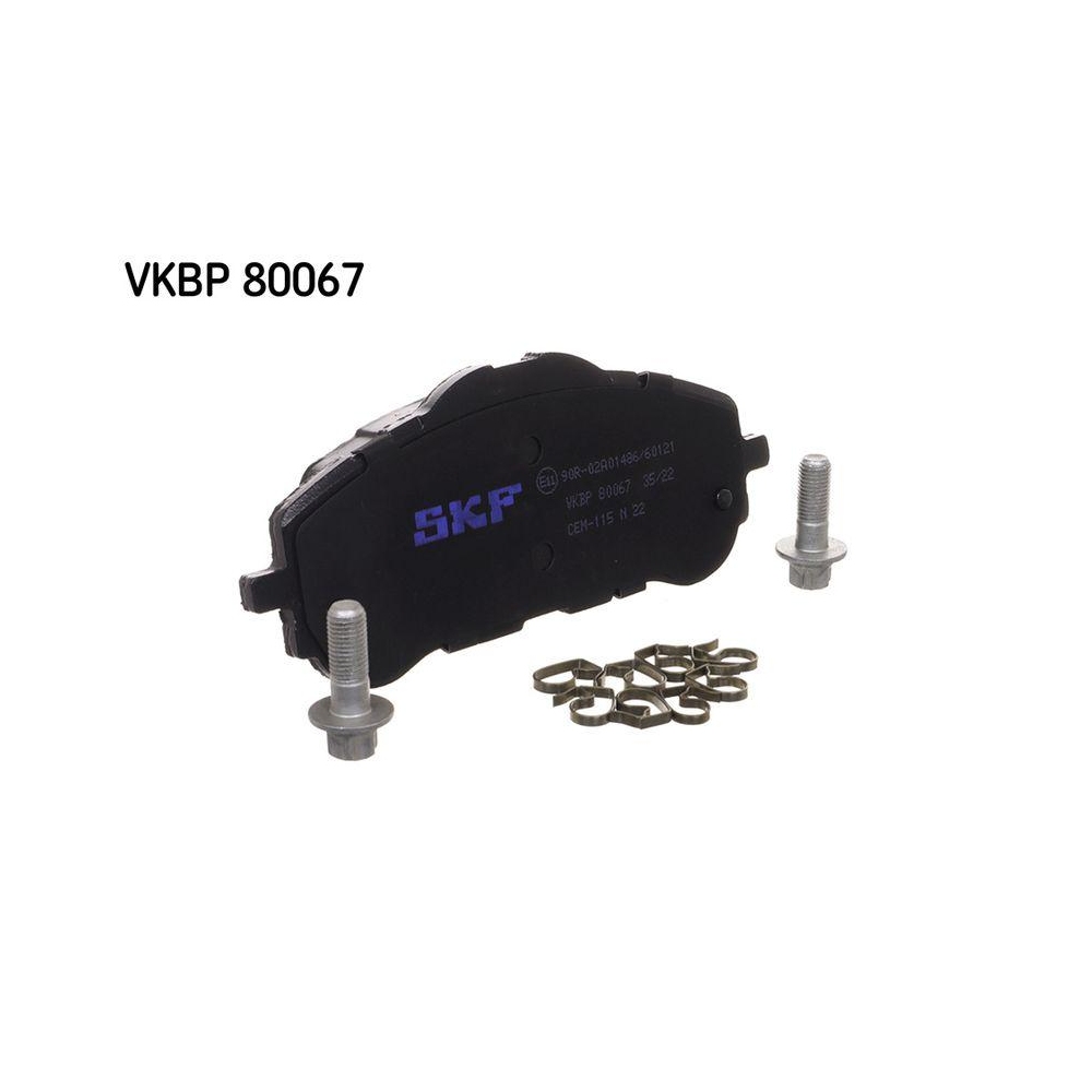 Bremsbelagsatz, Scheibenbremse SKF VKBP 80067 f&uuml;r CITRO&Euml;N OPEL PEUGEOT TOYOTA