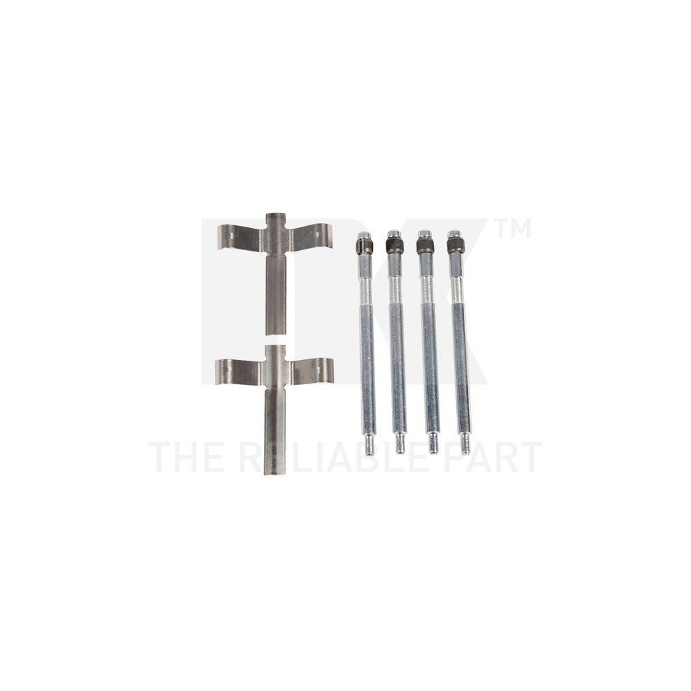 Zubehörsatz, Scheibenbremsbelag NK 7966001 für, Hinterachse