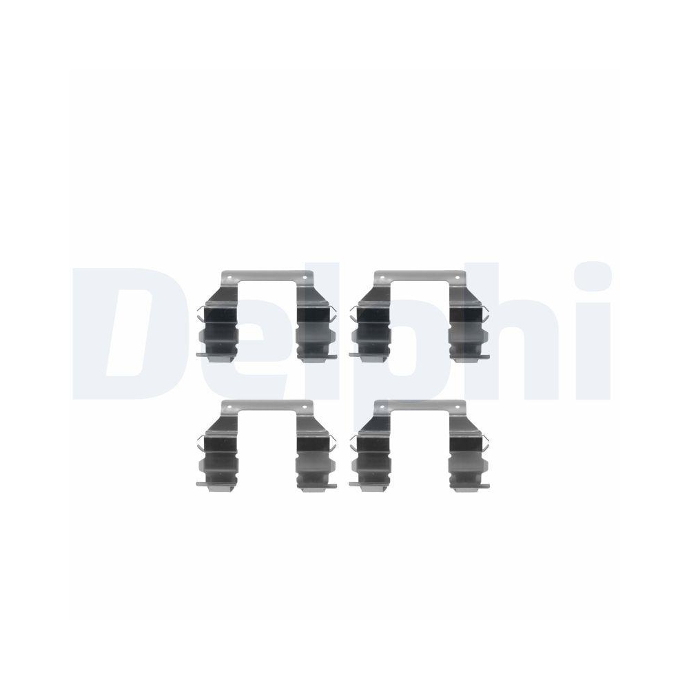 DELPHI LX0200 Zubeh&ouml;rsatz, Scheibenbremsbelag f&uuml;r MITSUBISHI, Vorderachse