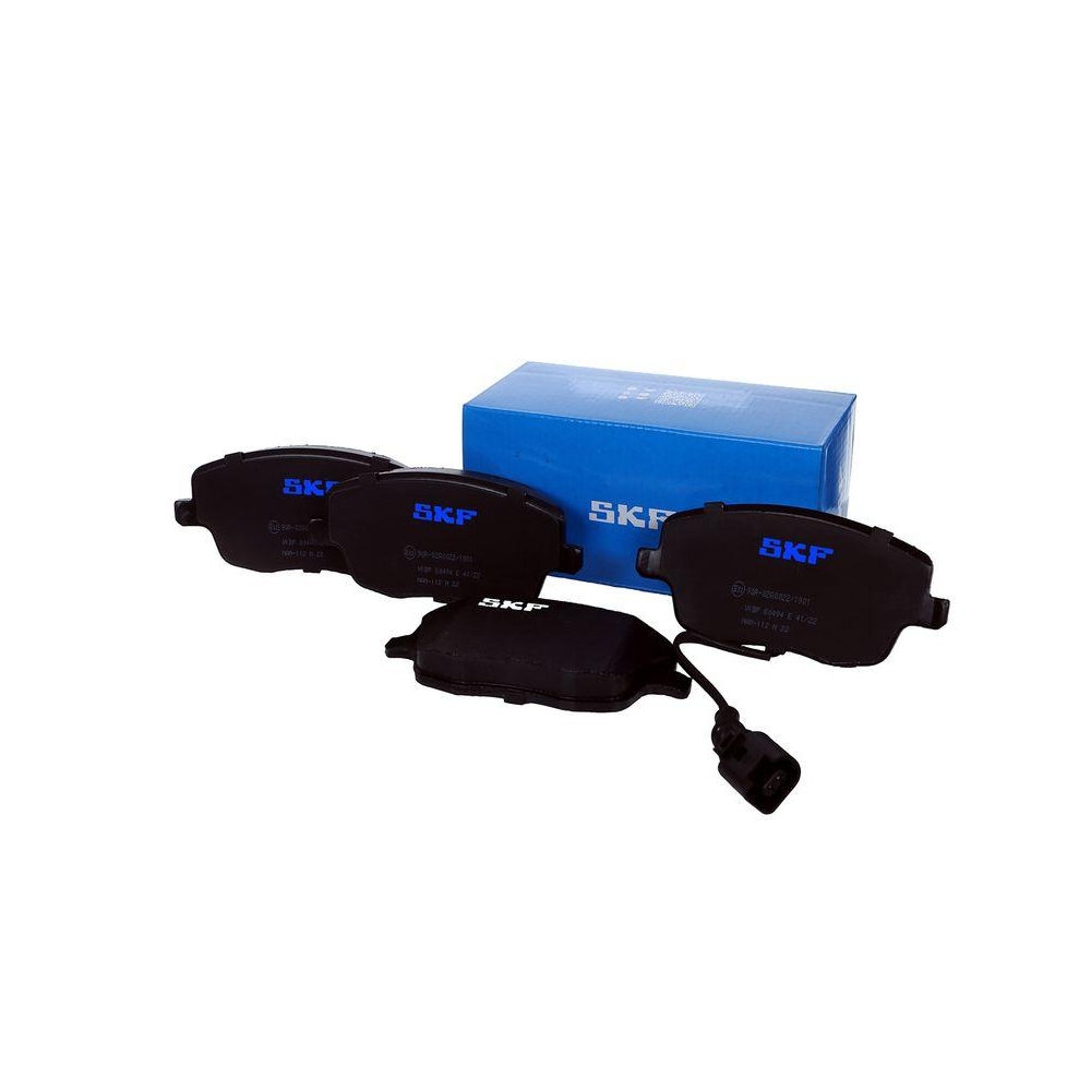Bremsbelagsatz, Scheibenbremse SKF VKBP 80494 E f&uuml;r SEAT SKODA VW, Vorderachse
