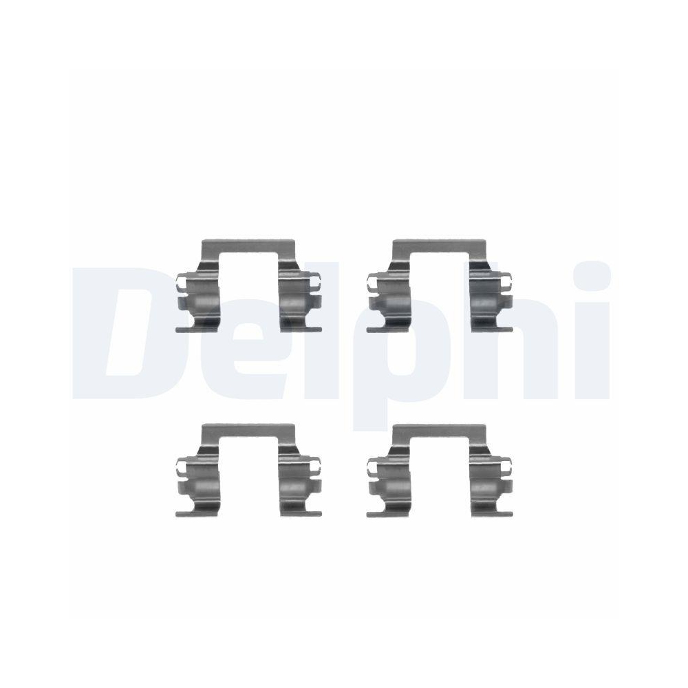 DELPHI LX0207 Zubeh&ouml;rsatz, Scheibenbremsbelag f&uuml;r, Vorderachse