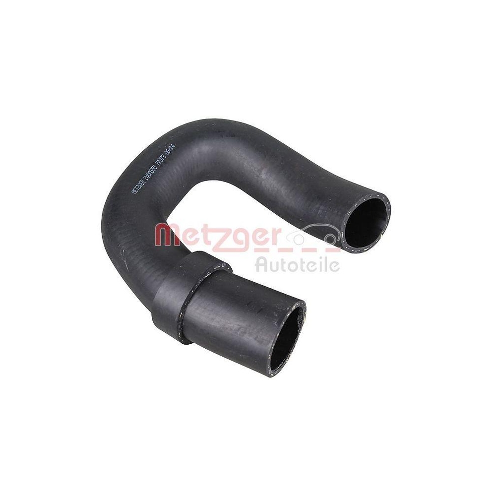 Ladeluftschlauch METZGER 2400555 f&uuml;r FIAT LANCIA, Ladeluftk&uuml;hler, rechts, vorne