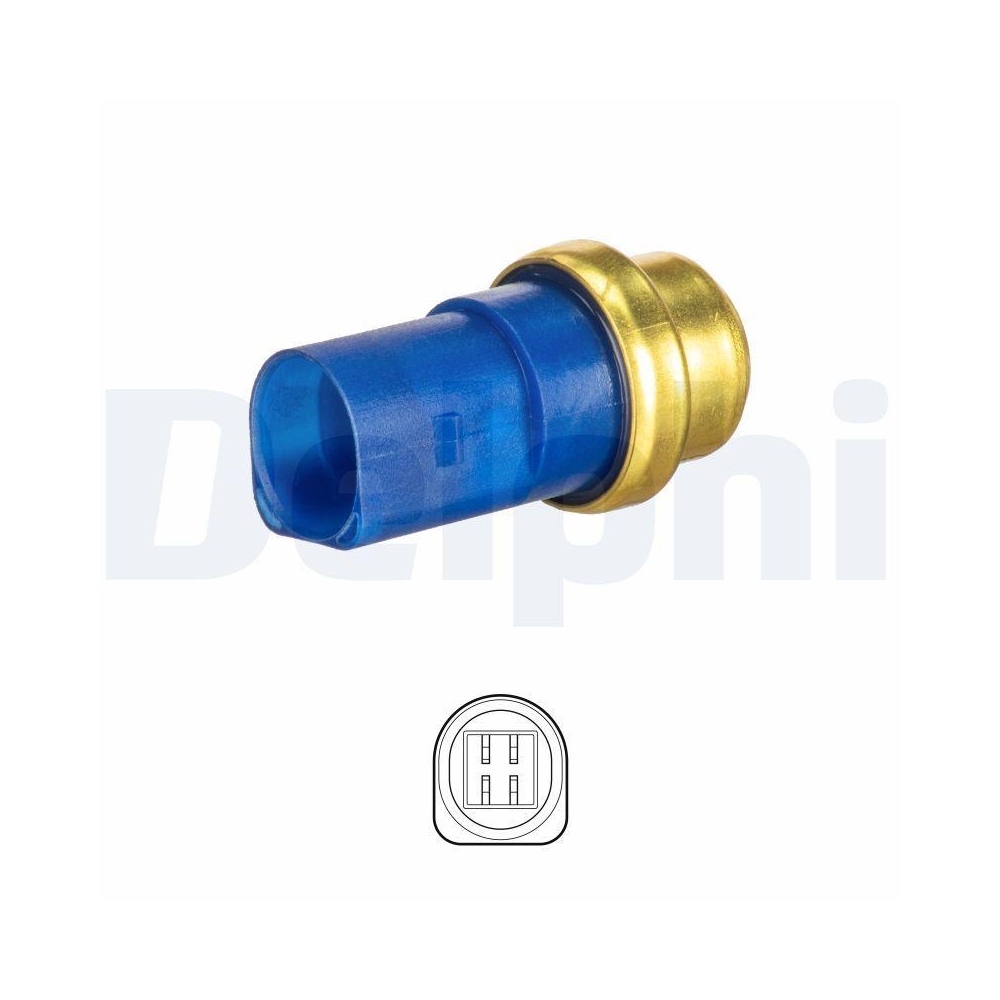 DELPHI TS10480 Temperaturschalter, Kühlerlüfter für AUDI VW