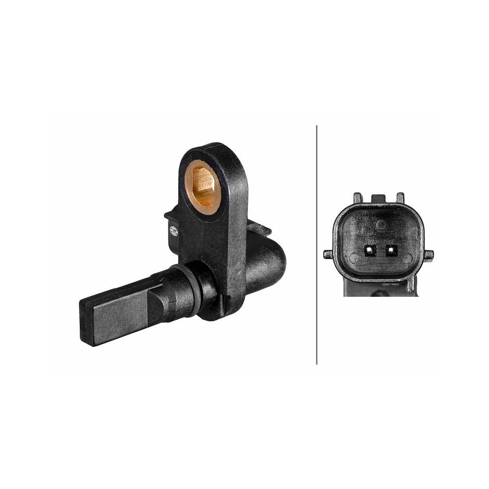 HELLA Sensor, Raddrehzahl 6PU 358 218-561 f&uuml;r TOYOTA, Vorderachse