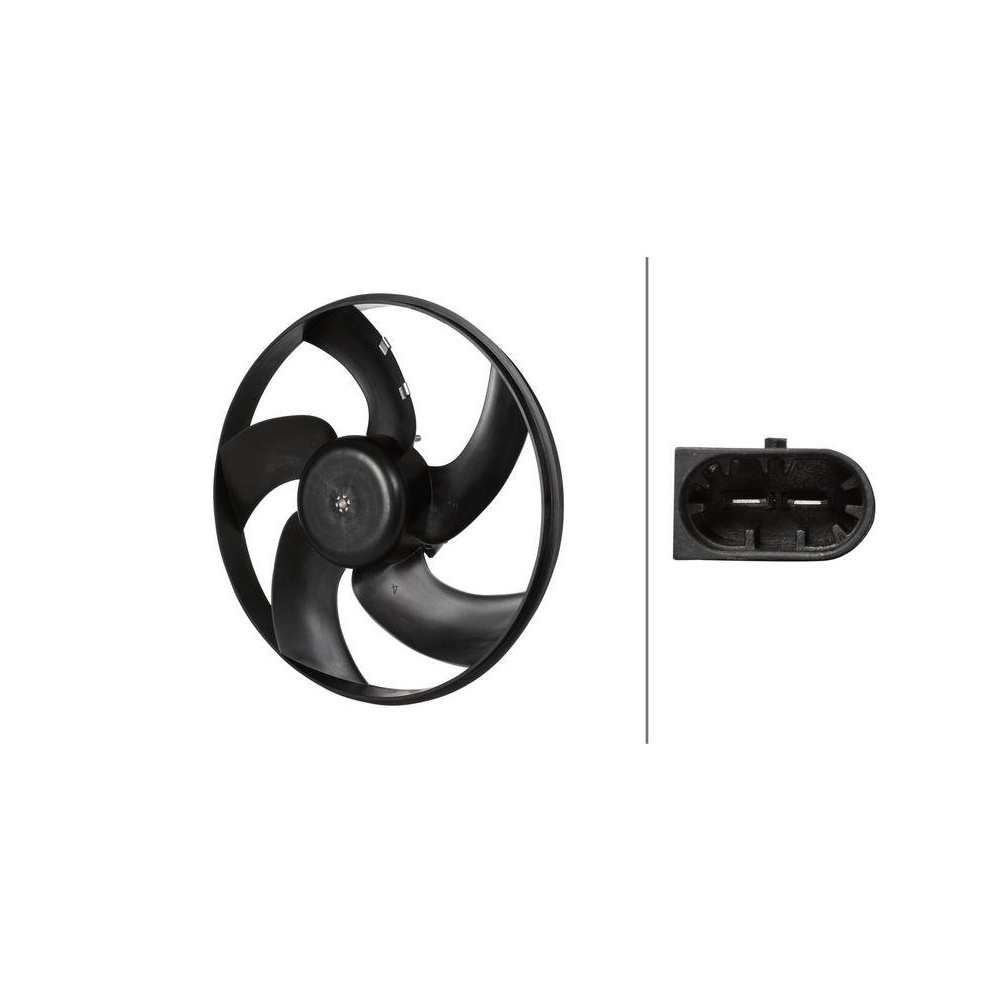 HELLA Lüfter, Motorkühlung 8EW 366 420-541 für CITROËN PEUGEOT