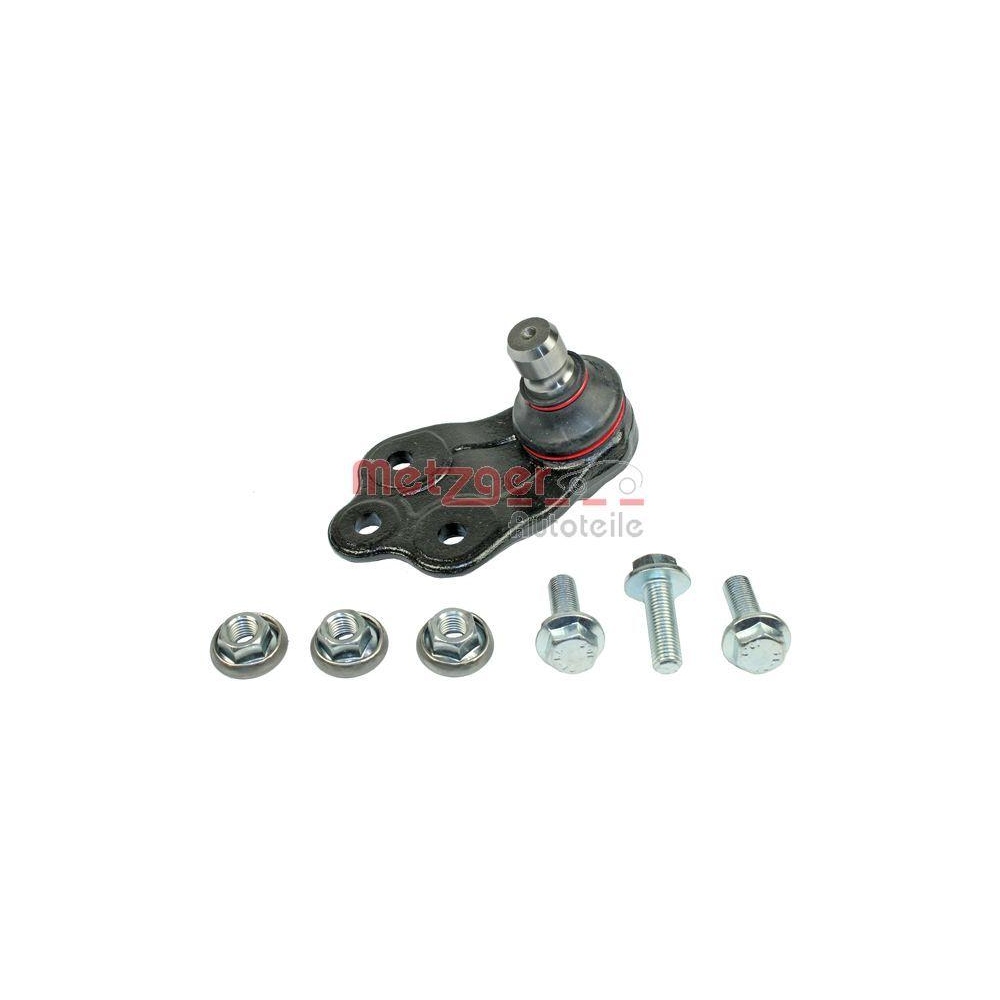 Trag-/F&uuml;hrungsgelenk METZGER 57029808 KIT + f&uuml;r FIAT JEEP, Vorderachse links