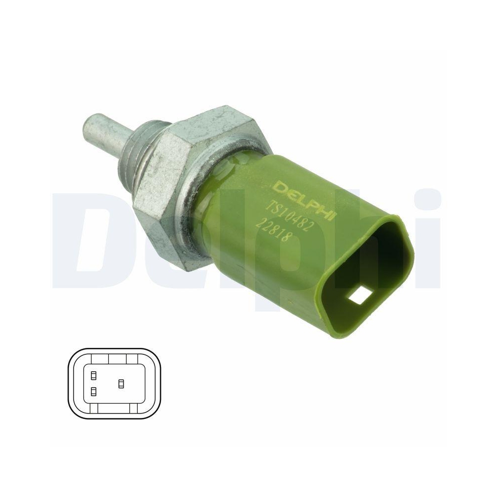 DELPHI TS10482 Sensor, K&uuml;hlmitteltemperatur f&uuml;r RENAULT