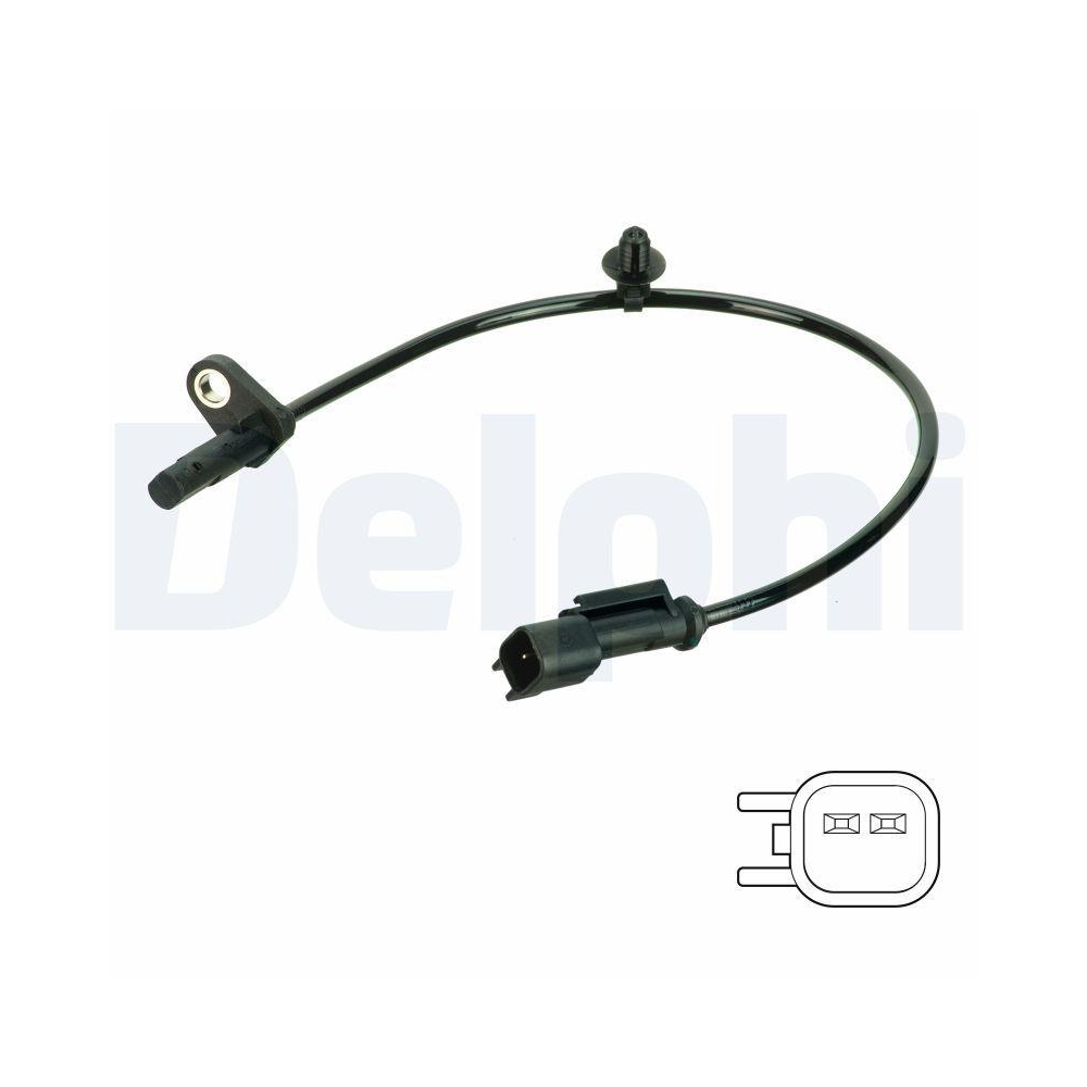 DELPHI SS20805 Sensor, Raddrehzahl f&uuml;r FORD, Hinterachse