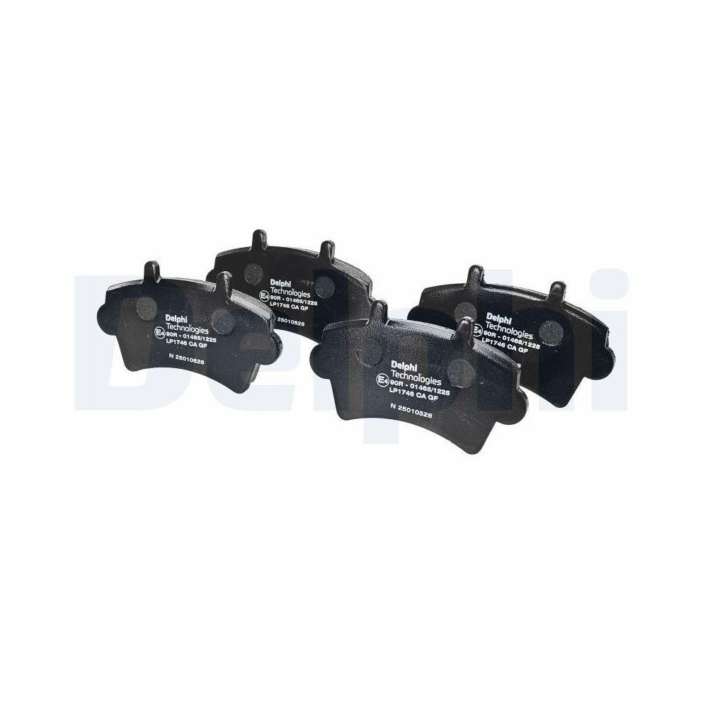DELPHI LP1746 Bremsbelagsatz, Scheibenbremse für NISSAN OPEL RENAULT VAUXHALL