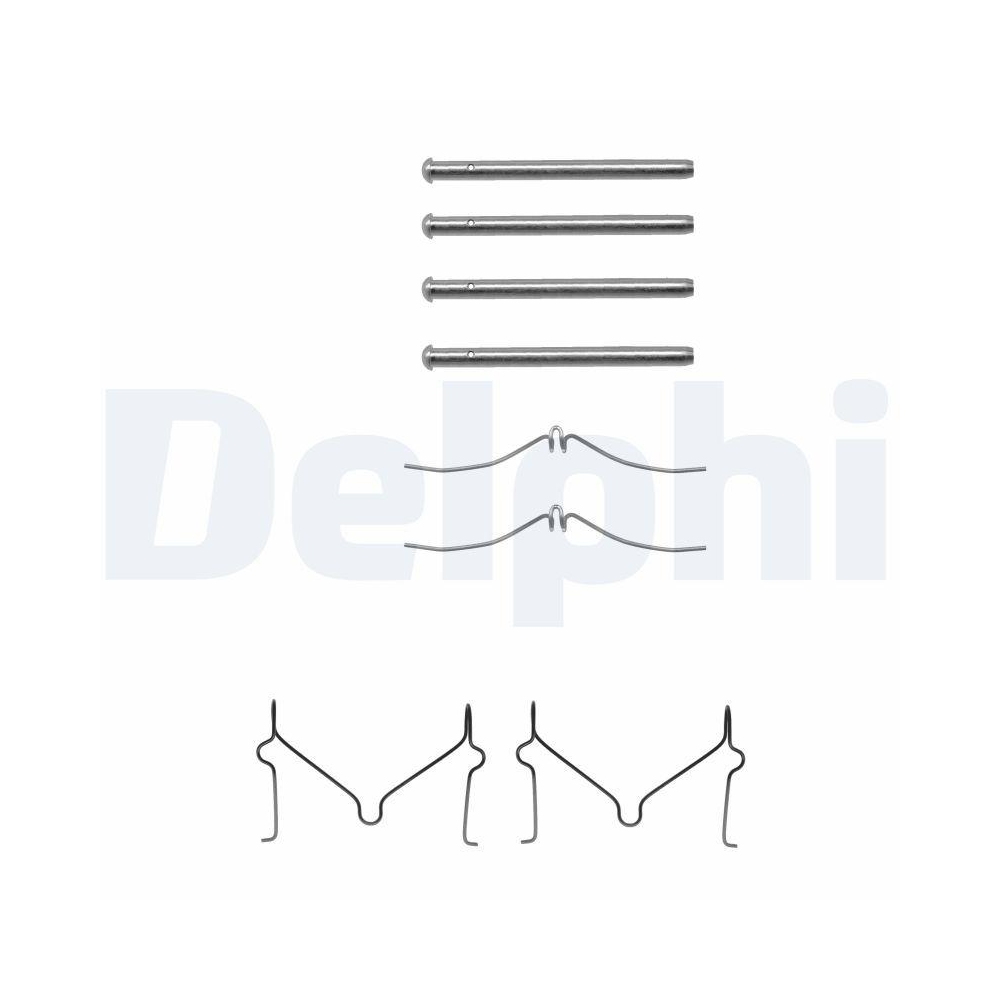 DELPHI LX0211 Zubeh&ouml;rsatz, Scheibenbremsbelag f&uuml;r MAZDA, Vorderachse