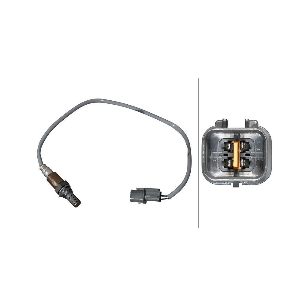 HELLA Lambdasonde 6PA 358 221-471 für MITSUBISHI, vor Katalysator, vorne links