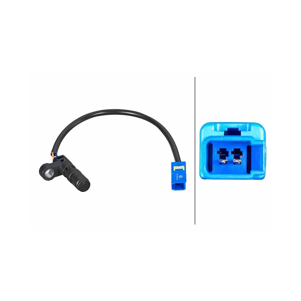 HELLA Sensor, Geschwindigkeit/Drehzahl 6PU 358 380-041 für AUDI VW