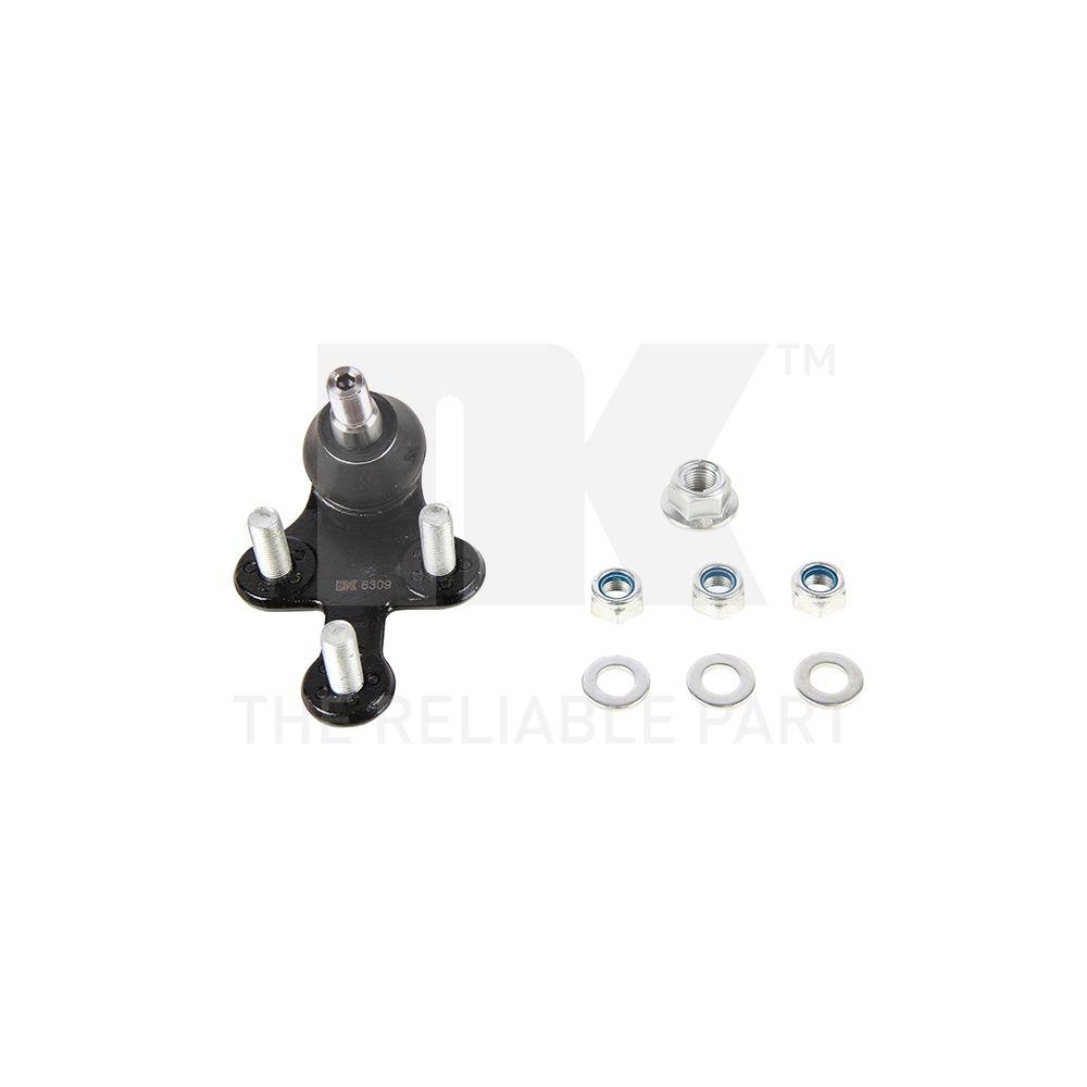 Trag-/F&uuml;hrungsgelenk NK 5043718 f&uuml;r PEUGEOT, Vorderachse, au&szlig;en, unten