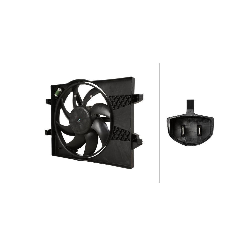 HELLA Lüfter, Motorkühlung 8EW 366 420-561 für FORD MAZDA