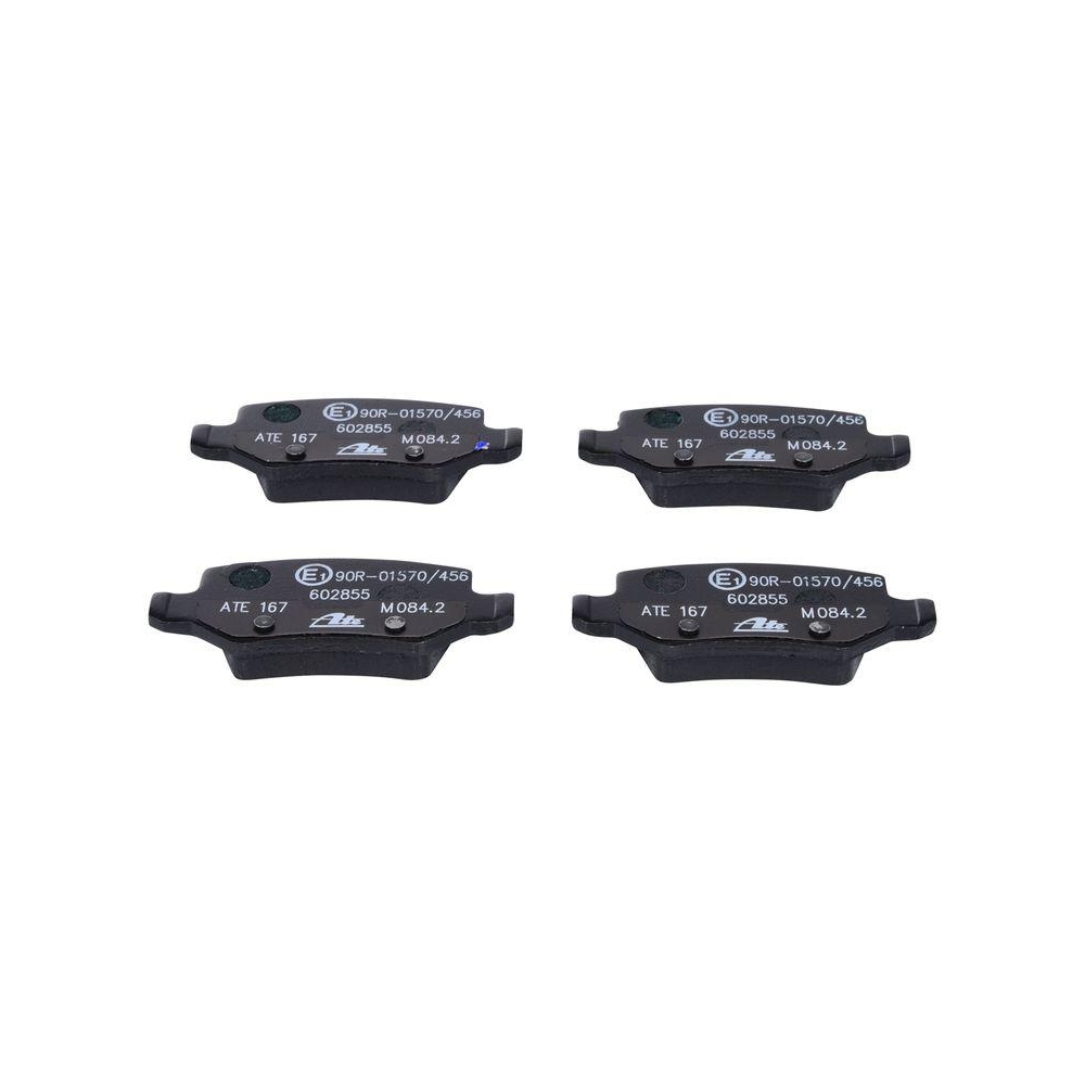 Bremsbelagsatz, Scheibenbremse ATE 13.0460-2855.2 f&uuml;r MERCEDES-BENZ, Hinterachse