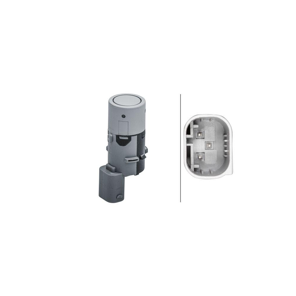 HELLA Sensor, Einparkhilfe 6PX 358 141-661 für LAND ROVER, beidseitig, hinten
